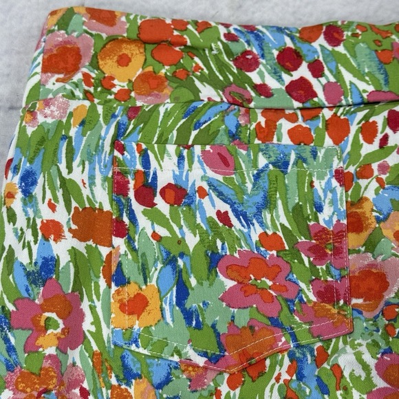 J.MCLAUGHLIN Womens Masie Ankle Pants Size 12 Caprice Floral Pull On Stretch - Picture 16 of 16